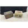 Image 2 : Vintage Decorative Tins and Embroidered Trinket Boxes Including Beatrix Potter