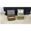 Image 3 : Vintage Decorative Tins and Embroidered Trinket Boxes Including Beatrix Potter