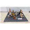 Image 1 : Assorted Ceramic Figurines Including Santa Gnome, Animals, Tiger, Zebra, Moose