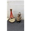 Image 2 : Assorted Ceramic Figurines Including Santa Gnome, Animals, Tiger, Zebra, Moose