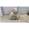 Image 3 : Carved Wooden Dachshund Bookends, Girl With Dog Figurine, Swan Dish, Hummingbird Music Box
