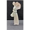Image 2 : Lladró Porcelain Figurine, #6443 Lady With Parasol and Box and #5649 My Little Puppy
