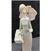 Image 7 : Lladró Porcelain Figurine, #6443 Lady With Parasol and Box and #5649 My Little Puppy
