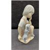 Image 9 : Lladró Porcelain Figurine, #6443 Lady With Parasol and Box and #5649 My Little Puppy