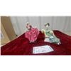 Image 1 : Two royal doulton Porcelain Figurines: delight and ascot 7”