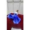 Image 4 : Royal Doulton "Elaine" Figurine, Blue Dress and Fan, LD 203 8”