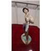 Image 3 : Leo Mol Porcelain Fisherman Figurine with Fish