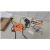 Image 1 : Black and Decker Jigsaw, Duramark Drill, Black and Decker Drill Guide, and Drill Bits