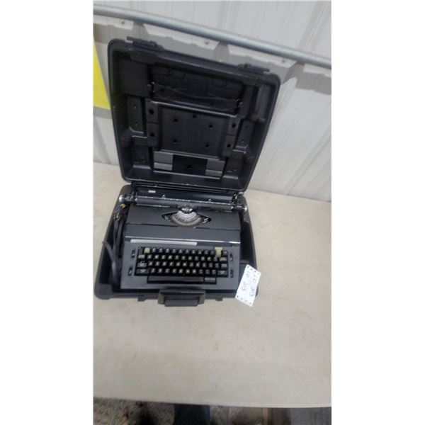 Sears Electronic Portable Typewriter, Model 161.53000, with Case and Owner's Manual