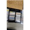 Image 3 : Large Lot of Audio Cassette Tapes and Wood Cassette Storage Cabinets