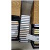 Image 4 : Large Lot of Audio Cassette Tapes and Wood Cassette Storage Cabinets