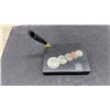 Image 4 : 1967 Canadian Centennial Coin Set Pen Holder and 1966 Coin Set