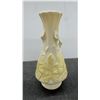 Image 3 : Belleek Lily of the Valley Ceramic Vase and Shamrock Teacup, 7th Mark, 1980-1993