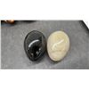 Image 4 : Bird Illustration Rectangular Plates, Ukrainian Pysanky Eggs, and 2 Marble Eggs