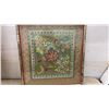 Image 11 : Two Framed Chinese Silk Embroideries, "One Hundred Children" and Floral Motif, Largest 27 × 14”