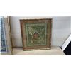Image 7 : Two Framed Chinese Silk Embroideries, "One Hundred Children" and Floral Motif, Largest 27 × 14”