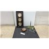 Image 1 : Springfield Wall-Mounted Weather Station With Thermometer, Barometer, and Hygrometer