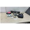 Image 1 : Panasonic RX-F4 Boombox, SL-S290 CD Player, Conair Radio, Big Band Compact Discs