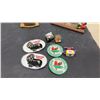 Image 7 : H. Stern Gemstone Pkg, Crystal Ashtray, "U of M" Patch, Bison Figurine