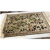 Image 5 : Oriental Floral Area Rug, 50 × 28” and Autumnal Leaf Pattern Fringed Rug, 48 × 24”