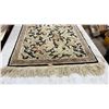 Image 6 : Oriental Floral Area Rug, 50 × 28” and Autumnal Leaf Pattern Fringed Rug, 48 × 24”