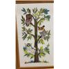 Image 6 : Vintage Framed Embroidered Owl Family in Tree Needlepoint Art in Gold Wooden Frame, 28 × 19”