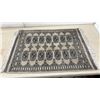 Image 5 : Two Area Mats in Beige and Black, 35 × 25”