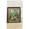 Image 6 : Two Framed Needlepoint Tapestries: Alpine Village and Fox Hunting Scenes