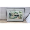 Image 5 : Arnold Ross Watercolor of Laura Secord School, Framed House Watercolor, and Architectural