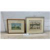 Image 1 : Two Framed Prints: "Old St. Andrews Church" by W. J. Phillips, 11 × 13” and Lower Fort Garry