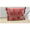 Image 11 : Three Decorative Throw Pillows With Embroidered Bird, Floral, and Kingfisher Designs