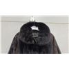 Image 6 : Eaton's Fur Salon Dark Brown Full-Length Fur Coat with Broad Collar and Cuffed Sleeves