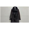 Image 7 : Eaton's Fur Salon Dark Brown Full-Length Fur Coat with Broad Collar and Cuffed Sleeves