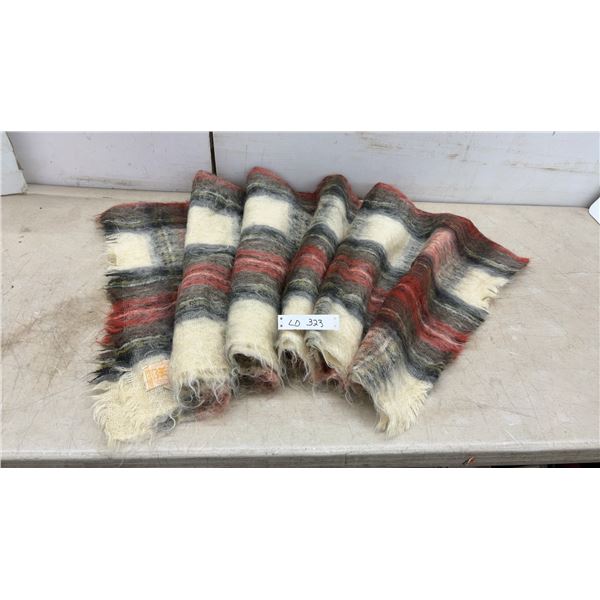 Hudson's Bay Company 100% Mohair Throw Blanket, Ancient Dress Stuart Tartan, Made in Scotland