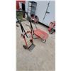 Image 1 : /Dolly and Red Single-Wheel Garden Wheelbarrow