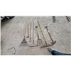 Image 1 : 7 hand yard tools rakes edger fork