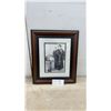 Image 1 : Bob McCarthy "Monk with Wine Barrel" Print, from 1932 German Photo, and Frame