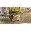 Image 3 : S. M. Simpson 1979 Framed Painting, Historical Street Scene 14 1/2 × 20 1/2”