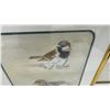 Image 3 : Framed Watercolor Painting of Two Sparrows, Monogrammed and Dated 1997, 14 1/2 × 11 1/2”