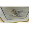 Image 4 : Framed Watercolor Painting of Two Sparrows, Monogrammed and Dated 1997, 14 1/2 × 11 1/2”
