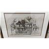 Image 6 : Framed 1981 Watercolor Painting of Victorian House by Bianca, 13 × 17”
