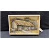 Image 8 : Three Hand-Painted Ivorex Plaques: Carnarvon Castle and Westminster Abbey
