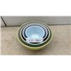 Image 1 : Vintage Pyrex Primary Colors Nesting Mixing Bowl Set, 4-Piece, Yellow, Green, Red, Blue