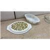 Image 4 : Visions Amber Casseroles, Spring Blossom Green Bakers, and Custard Cups, Fire King Mixing Bowls