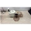 Image 7 : Vintage Rival Crock-Pot Slow-Cooker, Moulinex Food Processor, and Slap Chop Set