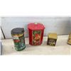 Image 5 : Vintage Tin Collection with Huntley and Palmers 1901 Biscuit Tin, Ice Bucket, Brass Magazine Rack