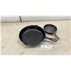 Image 1 : Two Cast Iron Frying Pans