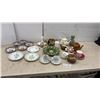 Image 1 : Assorted Ceramics Including Teapots, Chef Shakers, Zodiac Plate, Vases, Cups, Saucers