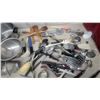 Image 3 : Kitchen Utensils and Cookware: Stainless Steel Pots, Colanders, Spatulas, Ladles, Knives