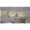 Image 4 : Corning Ware Blue Cornflower Carafe, White corelle Bowls, Daisy Basketweave Canister Set